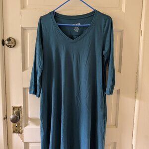 Wool& Willow Dress (Original/Classic Design) Medium Long Ocean Teal